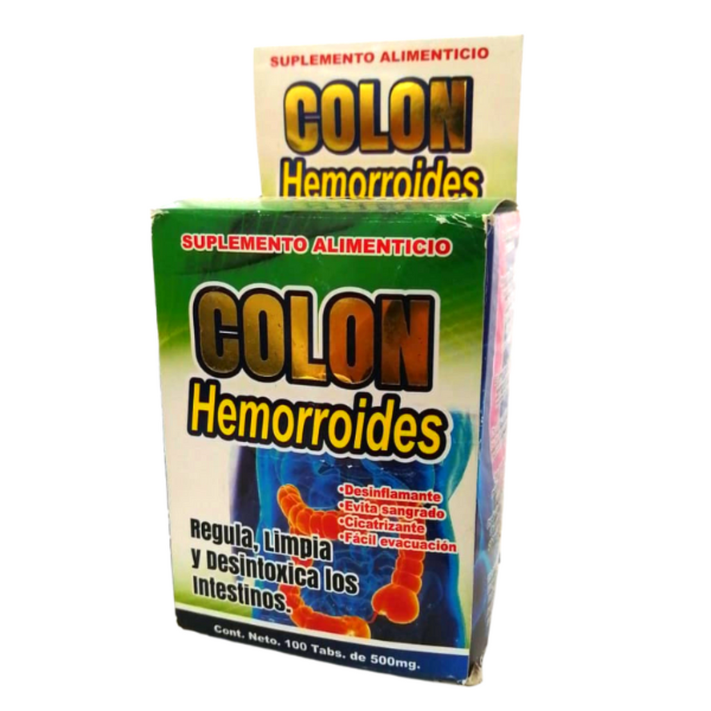 COLON & HEMORROIDES: Bienestar Digestivo y Detox (100 Tab)