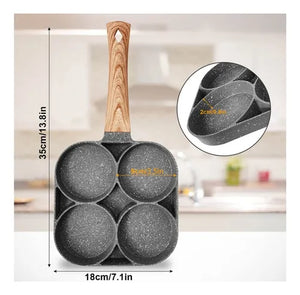 Sartén Multifuncional 4 Puestos - Simplifica tu Cocina + ENVIO GRATIS